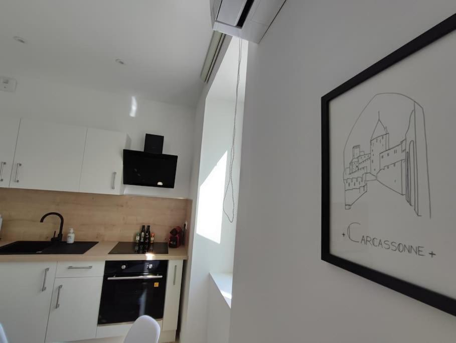 Pause Entre Cite Et Bastide *Clim *Wifi *Smart Tv Lägenhet Carcassonne Exteriör bild